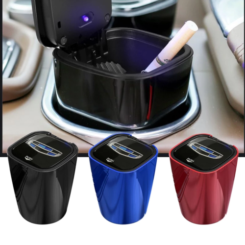 Smart Multifunctional Car Ashtray – Portable Car Trash & Smoke-Free Ash Holder